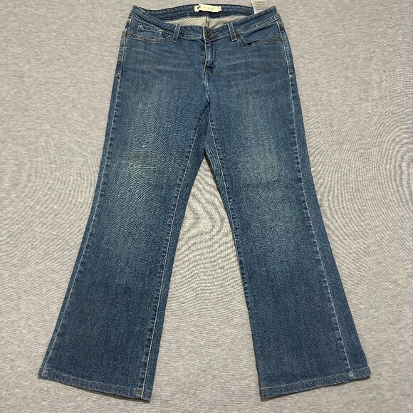 Levi's 529 Curvy Bootcut Jeans Women's Size 12 Medium (31x28) Blue Denim - Picture 1 of 16